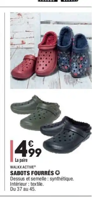 ALDI Sabots Fourrès offre
