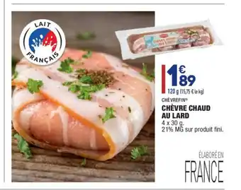ALDI Chèvre Chaud Au Lard offre