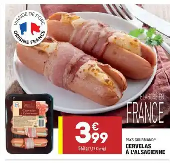 ALDI Cervelas A L'Alsacienne offre