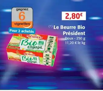 Colruyt Le Beurre Bio Prèsident offre