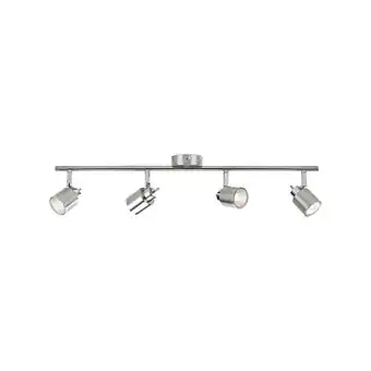 Bricorama Plafonnier ajustable PHILIPS - 4 spots - GU10 - métal - 93503 offre