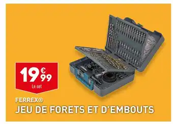 ALDI FERREX JEU DE FORETS ET D'EMBOUTS offre