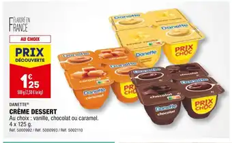 ALDI DANETTE CRÈME DESSERT offre