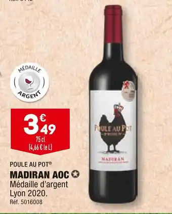 ALDI POULE AU POT MADIRAN AOC offre
