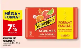 ALDI SCHWEPPES SCHWEPPES AGRUMES offre