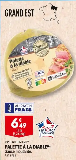 ALDI PAYS GOURMAND PALETTE À LA DIABLE offre