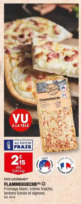 ALDI PAYS GOURMAND FLAMMEKUECHE offre