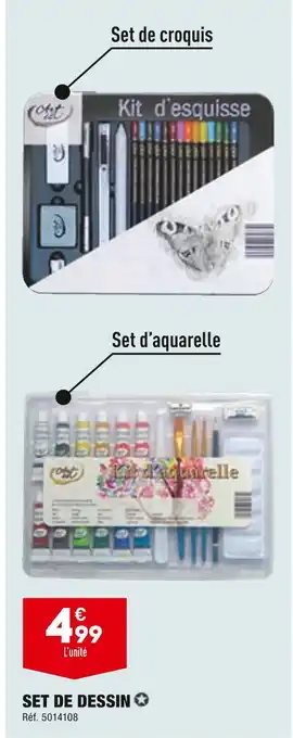ALDI SET DE DESSIN offre