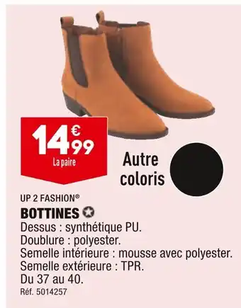 ALDI UP 2 FASHION BOTTINES offre