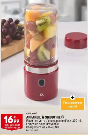 ALDI AMBIANO APPAREIL À SMOOTHIE offre