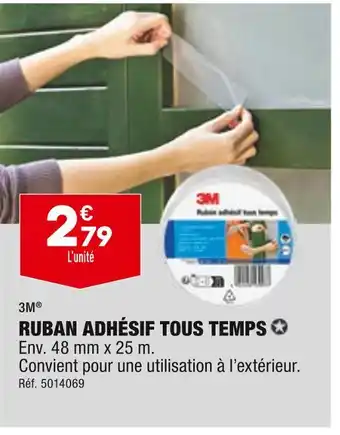 3M RUBAN ADHÉSIF TOUS TEMPS