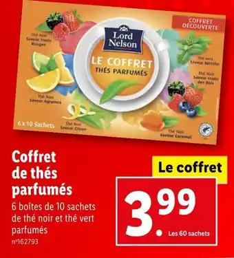 Lord Nelson Coffret de thés parfumés