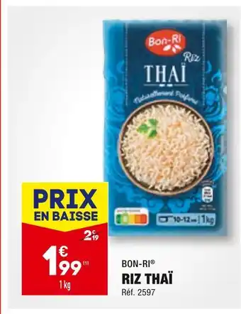 ALDI BON-RI RIZ THAÏ offre