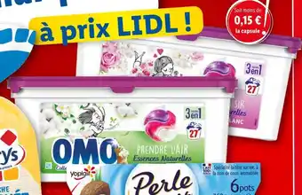Lidl Omo Omo capsules offre
