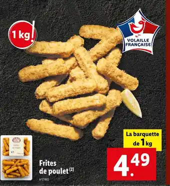 Lidl Frites de poulet offre