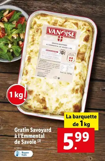 Gratin Savoyard Ă lâEmmental de Savoie