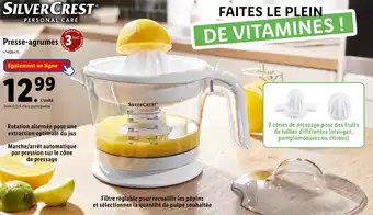 Lidl SILVERCREST Presse-agrumes offre