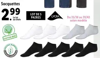 Lidl esmara Socquettes femme offre