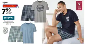 Lidl LIVERGY Pyjama offre
