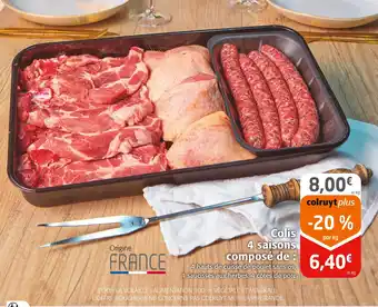 Colruyt Colis 4 saisons composé de : offre