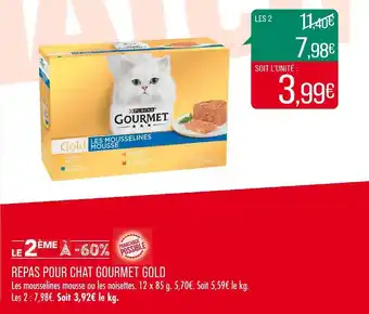 GOURMET GOLD REPAS POUR CHAT