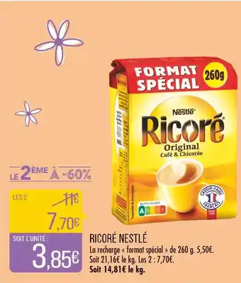 Match NESTLÉ RICORÉ offre