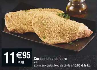 Cora x Carrefour Cordon bleu de porc offre