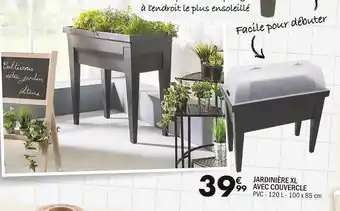 La Foir'Fouille JARDINIÈRE XL AVEC COUVERCLE offre