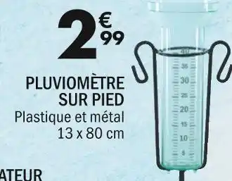 La Foir'Fouille PLUVIOMÈTRE SUR PIED offre