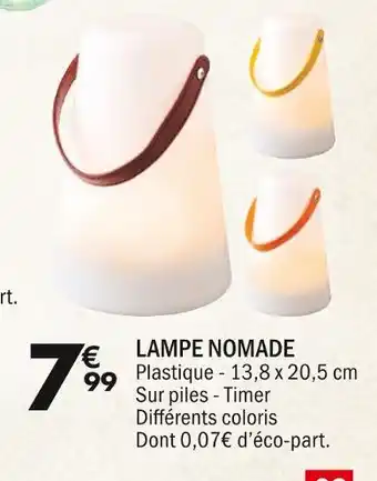 La Foir'Fouille LAMPE NOMADE offre