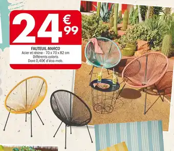 La Foir'Fouille FAUTEUIL MARCO offre