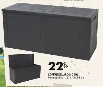 La Foir'Fouille COFFRE DE JARDIN 240L offre