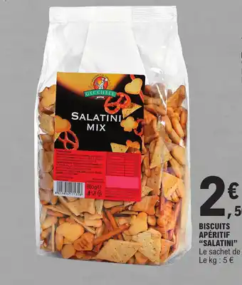 E.Leclerc BISCUITS APÉRITIF "SALATINI" offre