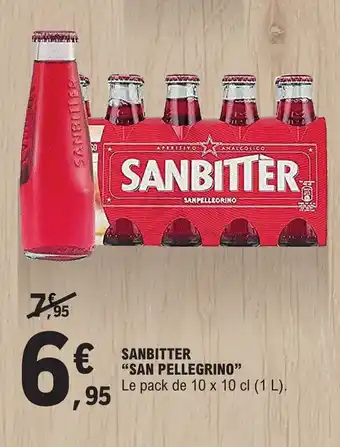E.Leclerc SANBITTER "SAN PELLEGRINO" offre
