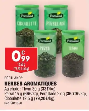 ALDI HERBES AROMATIQUES offre