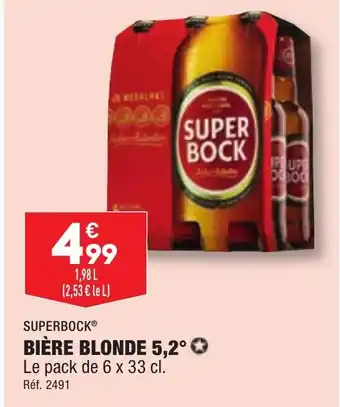 ALDI BIÈRE BLONDE 5,2° ✪ offre