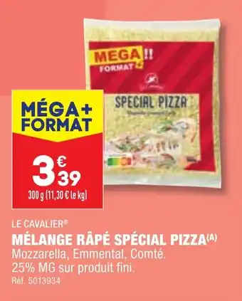 ALDI MÉLANGE RÂPÉ SPÉCIAL PIZZA (A) offre
