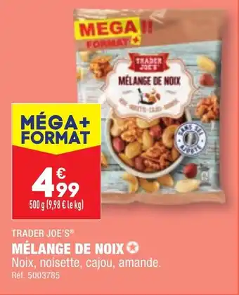 ALDI MÉLANGE DE NOIX offre