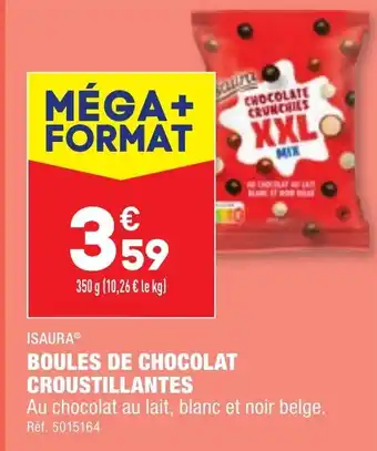 ALDI BOULES DE CHOCOLAT CROUSTILLANTES offre