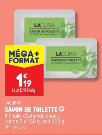 ALDI SAVON DE TOILETTE offre