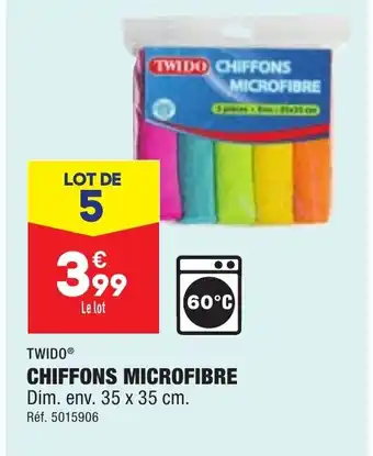 ALDI CHIFFONS MICROFIBRE offre