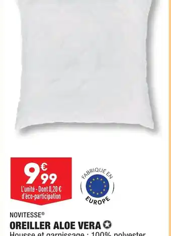 ALDI OREILLER ALOE VERA offre