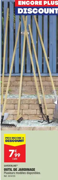 ALDI OUTIL DE JARDINAGE Plusieurs modèles disponibles. offre