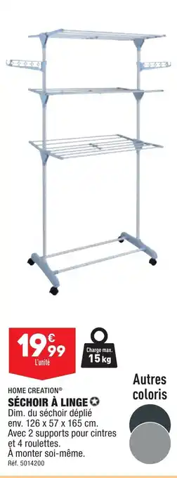 ALDI SÉCHOIR À LINGE offre