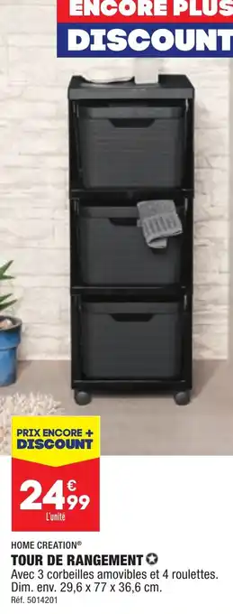 ALDI TOUR DE RANGEMENT offre