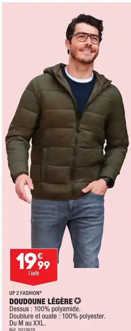 ALDI DOUDOUNE LÉGÈRE offre