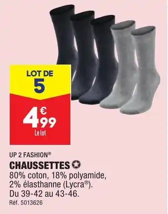 ALDI CHAUSSETTES offre
