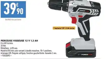 Brico Cash PERCEUSE VISSEUSE 12 V 1,3 AH offre