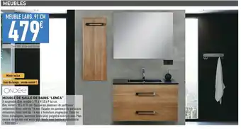 Brico Cash MEUBLE DE SALLE DE BAINS "LENCA" offre