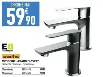 Brico Cash MITIGEUR LAVABO "LOVER" offre
